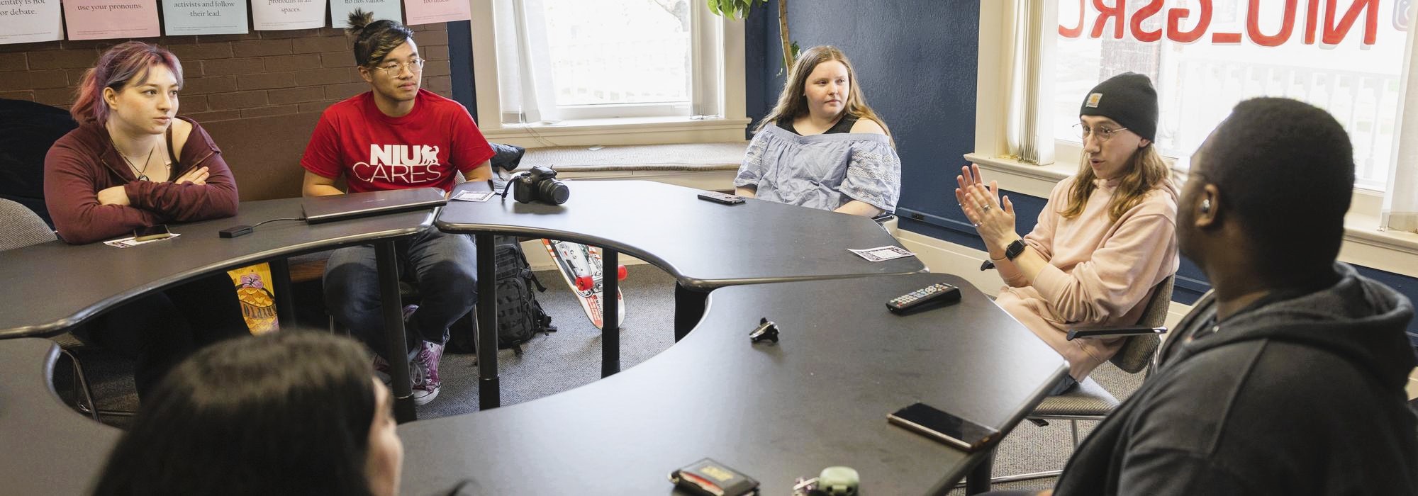 Members of Speakers Bureau holding their award certificates